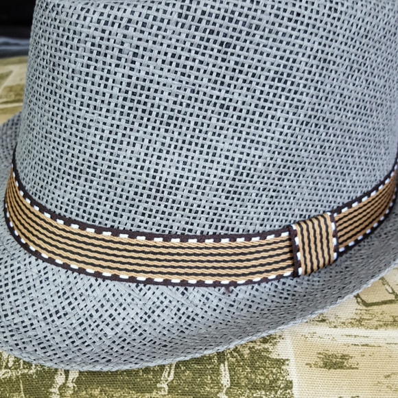 Banded Straw Hat - Picture 2 of 6